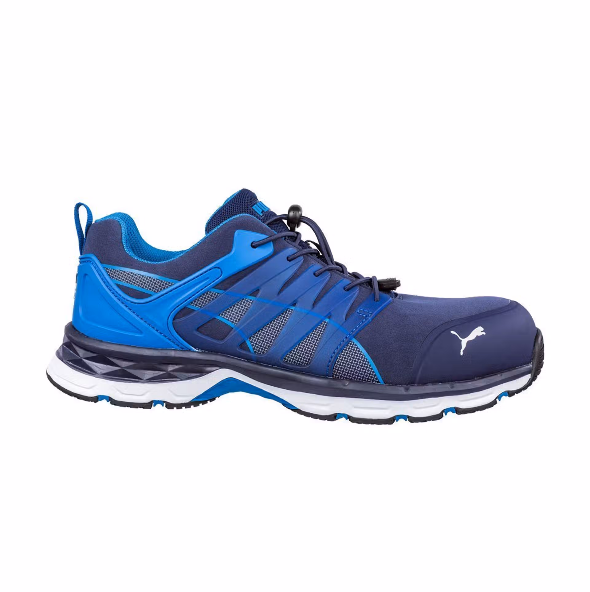 PUMA SAFETY SHOE VELOCITY 2.0 BLUE LOW S1P ESD HRO SRC - 45