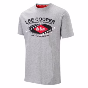 LEE COOPER GRAPHIC T-SHIRT GREY LCTS014