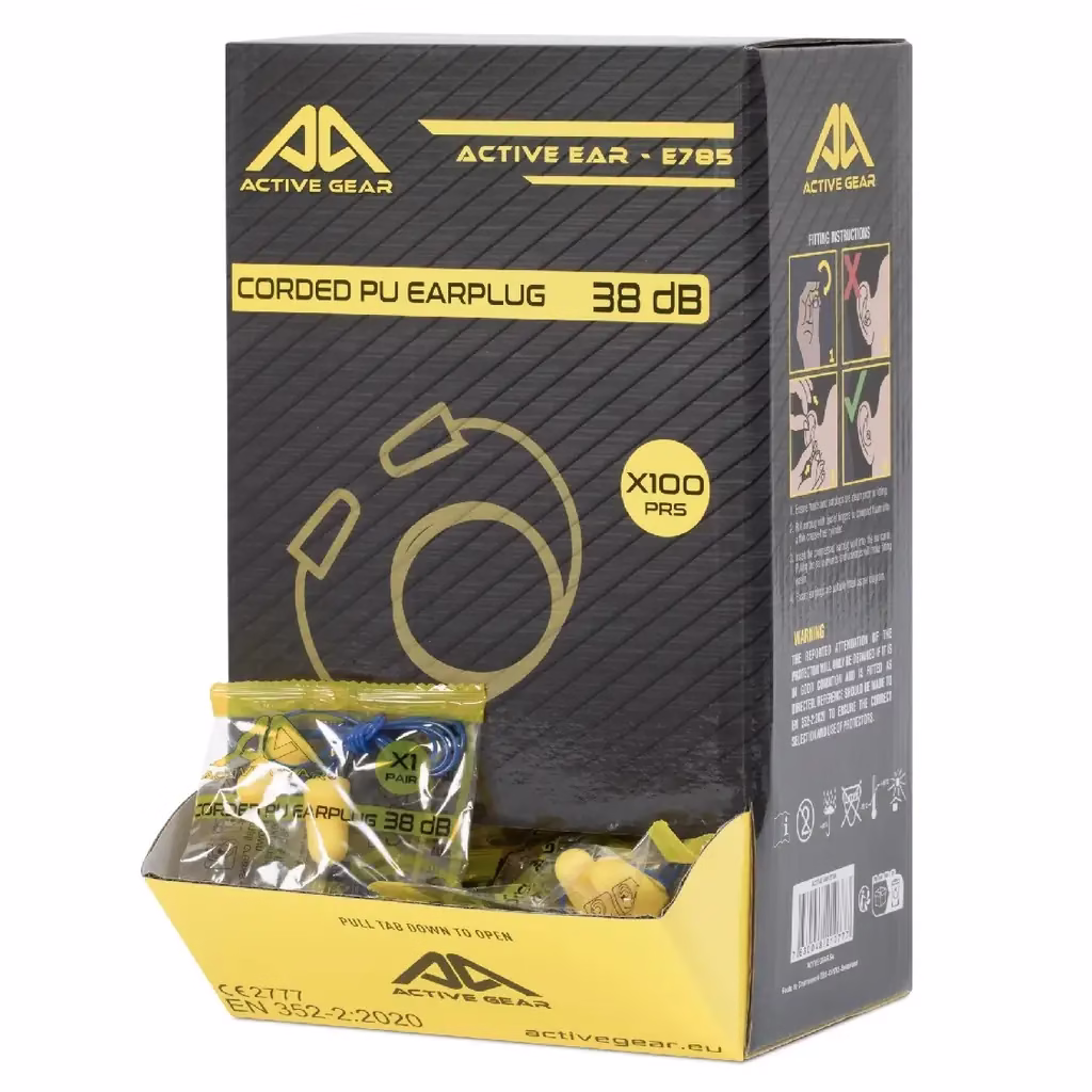PU CORDED EARPLUGS SNR 38Db - Image 2