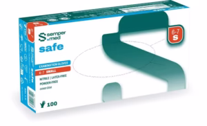DISPOSABLE GLOVES NITRILE BLUE 4.0gr / 100 PCS PER PACK