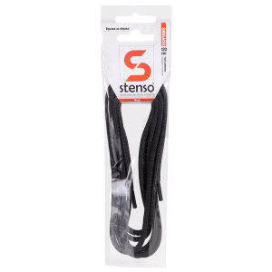 STENSO BLACK SHOE LACES 120 CM